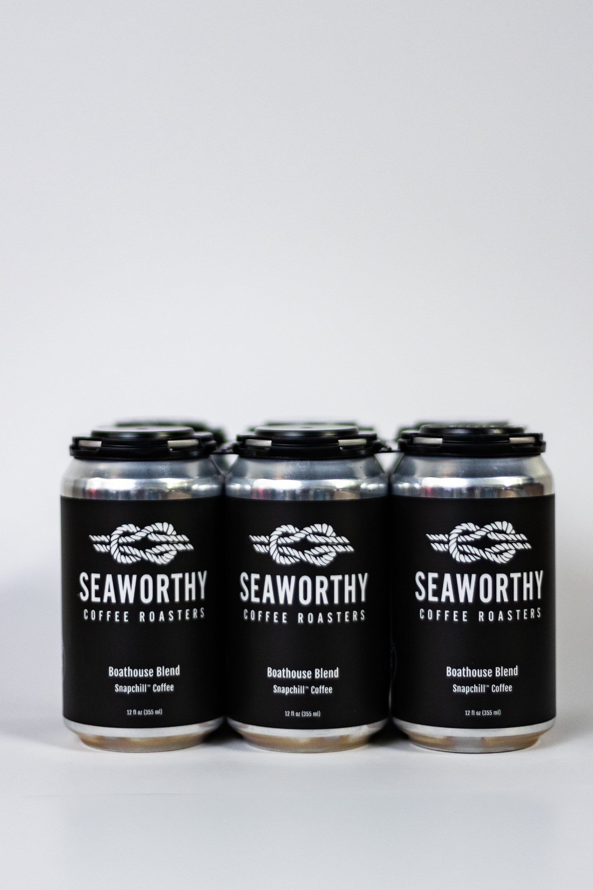 6 pack of Seaworthy Snapchill Coffee Cans.  